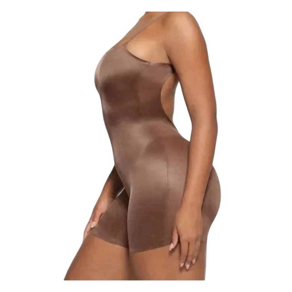 Skims Simply Bare Low Back Mid Thigh Bodysuit - NEW - Jasper - 3XL